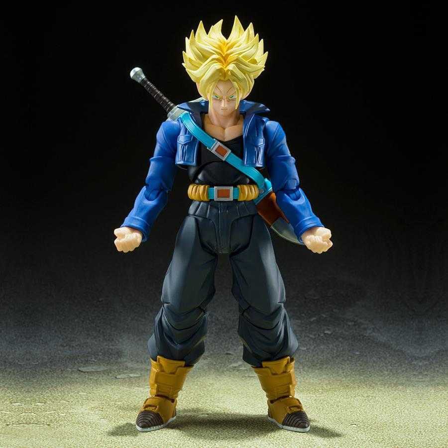Dragon Ball Z S.H. Figuarts Action Figur Super Saiyan Trunks - Kille från Framtiden (Reissue) 14 cm Bandai Tamashii Nations