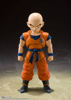 Dragon Ball Z S.H. Figuarts Actionfigur Krillin - Jordens Starkaste Man (Reissue) 12 cm Bandai Tamashii Nations