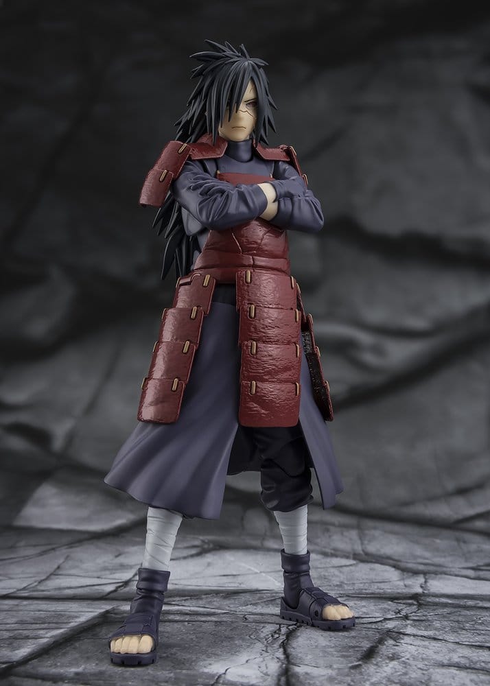 Naruto Shippuden S.H.Figuarts Action Figur Madara Uchiha Mörkrets legenden 17 cm