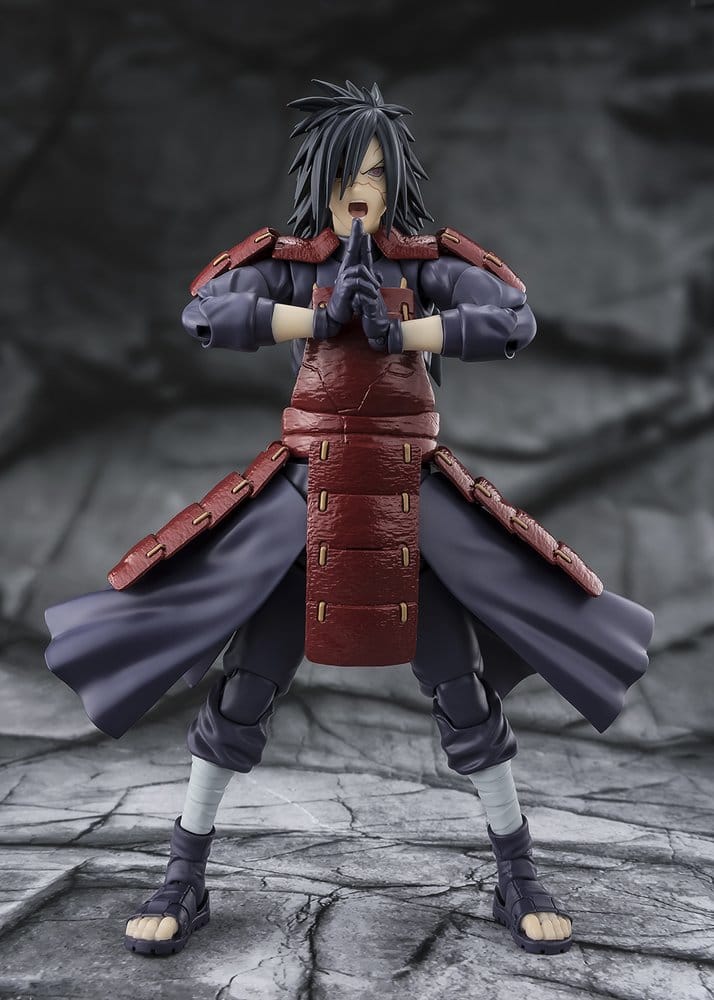 Naruto Shippuden S.H.Figuarts Action Figur Madara Uchiha Legend of Darkness 17 cm