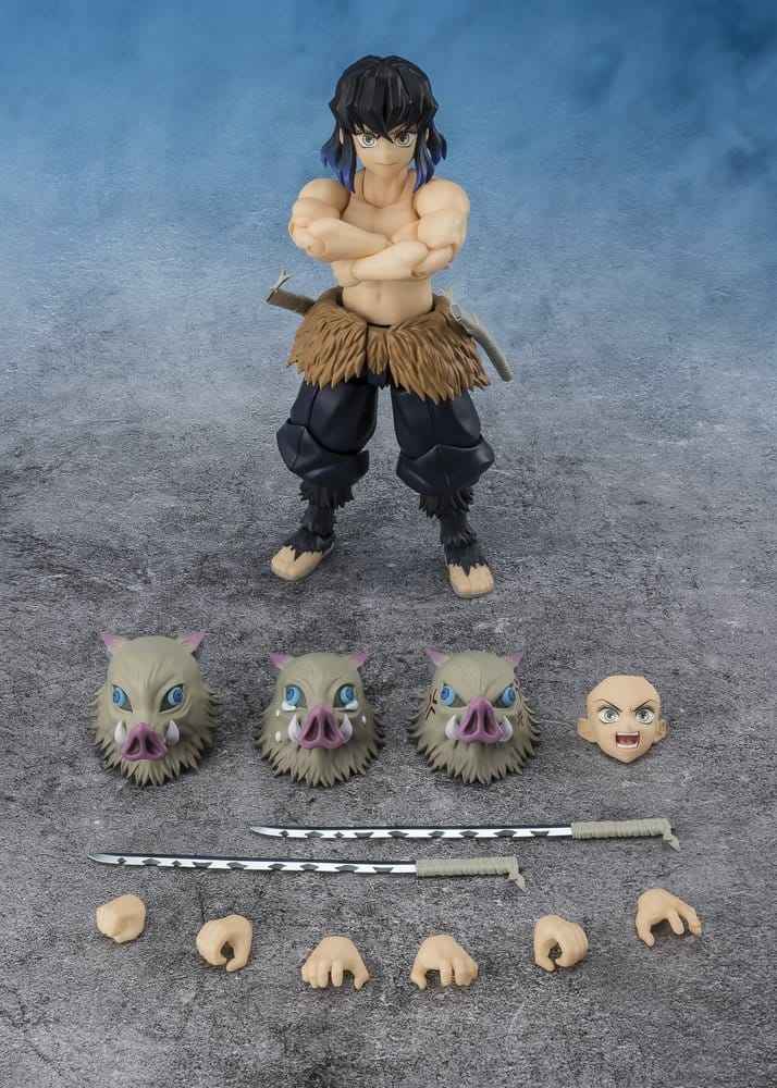 Demon Slayer: Kimetsu no Yaiba S.H. Figuarts Actionfigur Inosuke Hashibira 14 cm