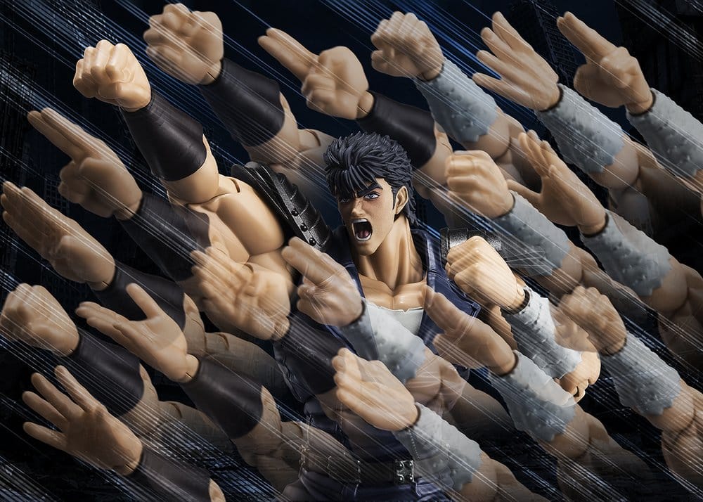 Fist of the North Star S.H.Figuarts Actionfigur Kenshiro, cirka 17 cm