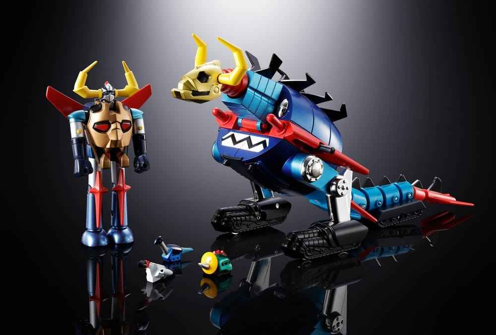 Dino Mech Gaiking Chogokin Actionfigur Daikumaryu & Gaiking 20 cm