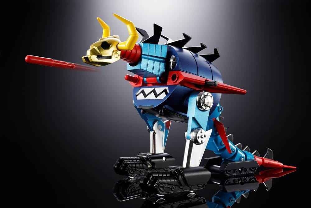 Dino Mech Gaiking Chogokin Actionfigur Daikumaryu & Gaiking 20 cm