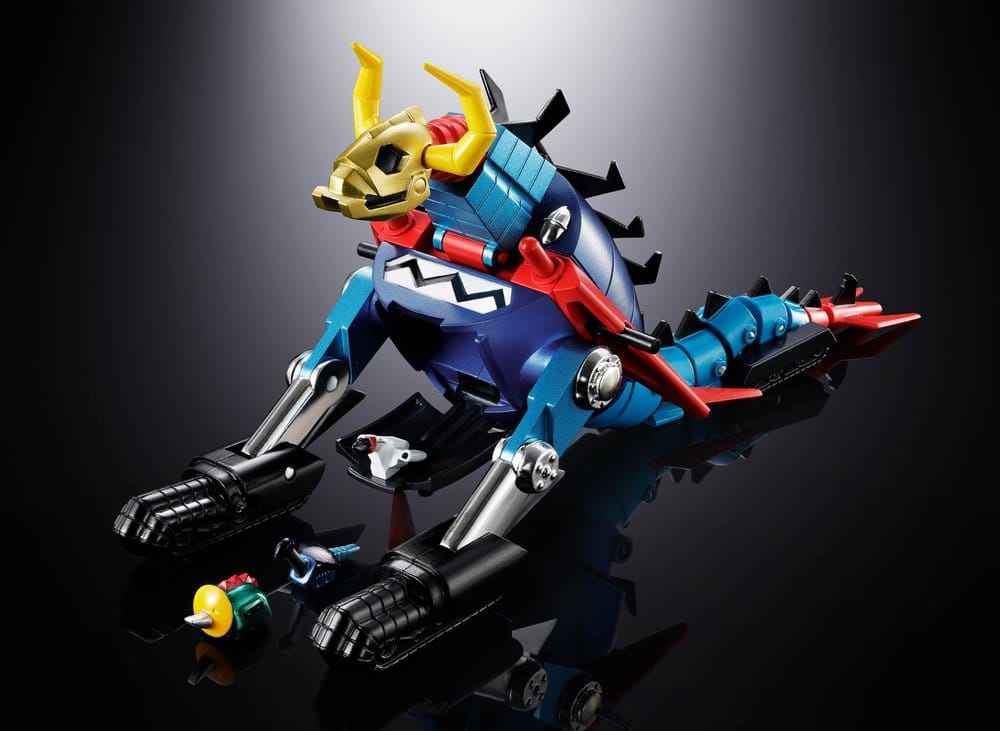 Dino Mech Gaiking Chogokin Actionfigur Daikumaryu & Gaiking 20 cm