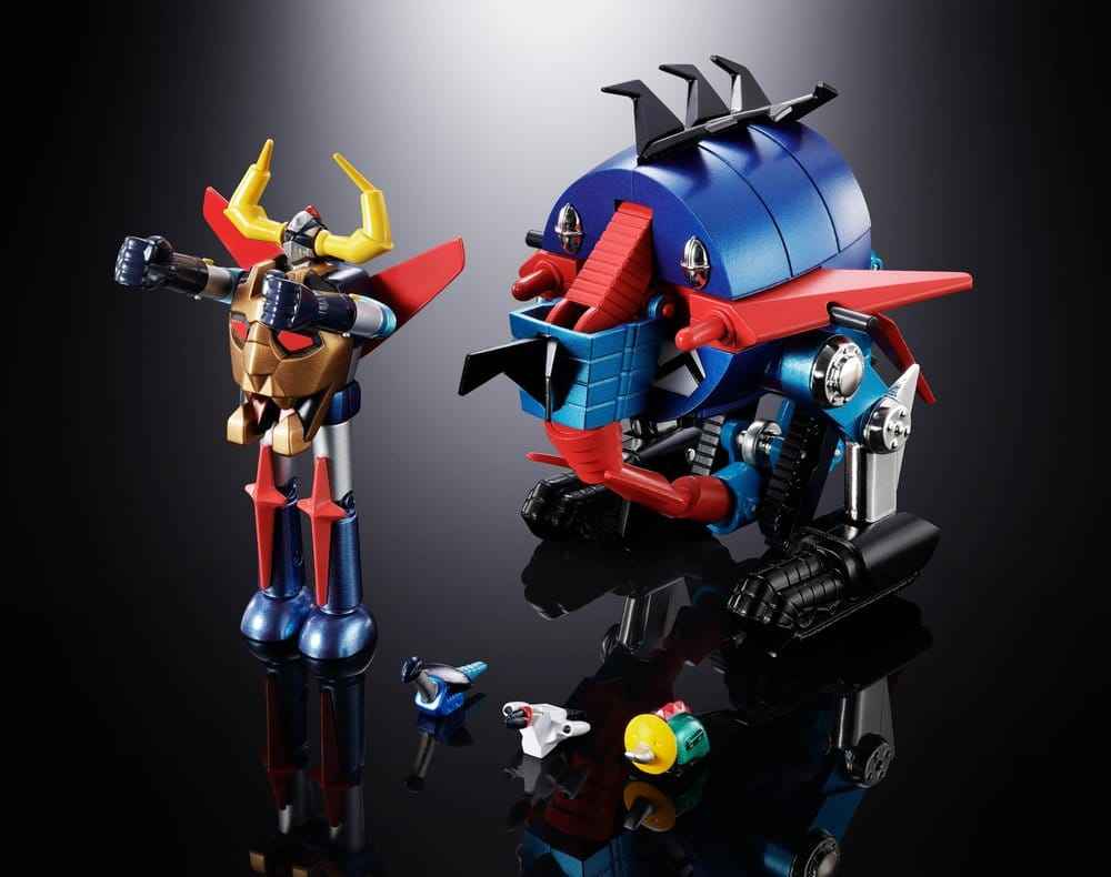 Dino Mech Gaiking Chogokin Actionfigur Daikumaryu & Gaiking 20 cm
