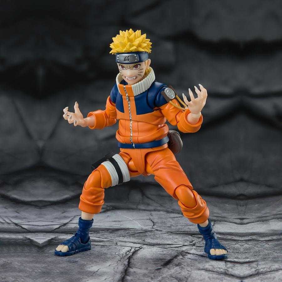 Naruto S.H.Figuarts Actionfigur Naruto Uzumaki Den Nr. 1 Mest Oförutsägbara Ninja Nyutgåva 15 cm Bandai Tamashii Nations