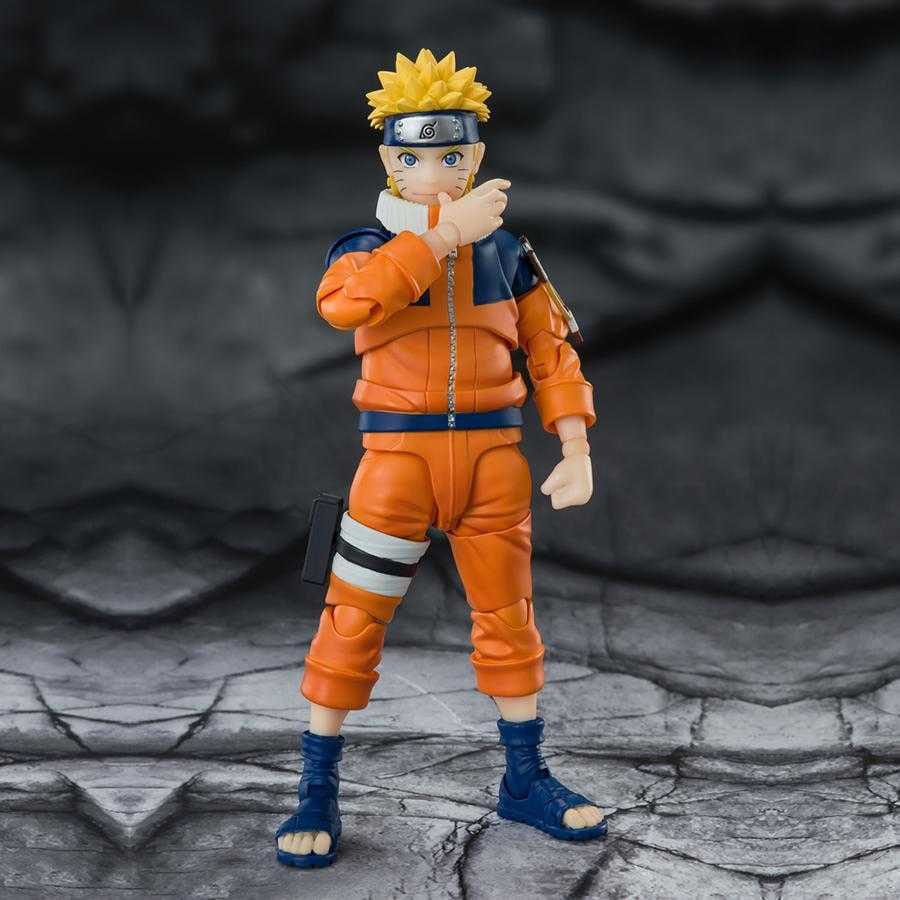 Naruto S.H.Figuarts Actionfigur Naruto Uzumaki Den Nr. 1 Mest Oförutsägbara Ninja Nyutgåva 15 cm Bandai Tamashii Nations