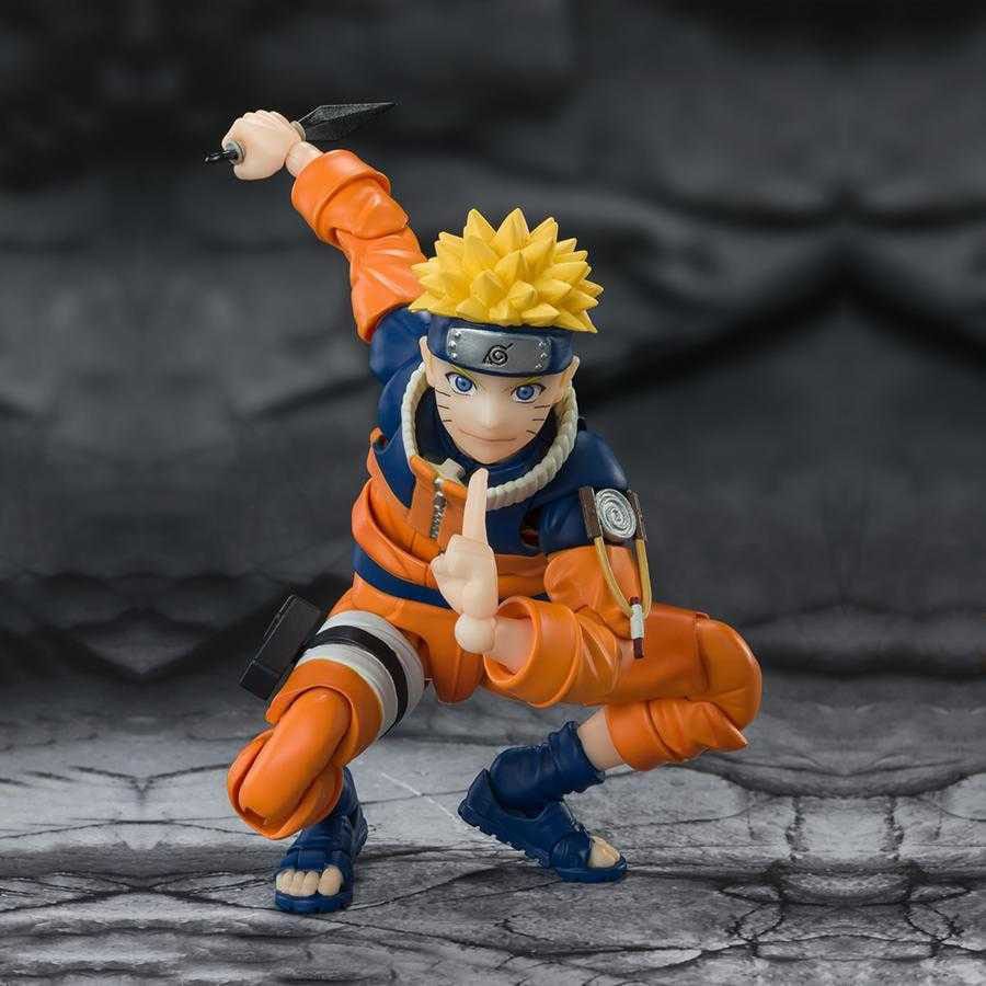 Naruto S.H.Figuarts Actionfigur Naruto Uzumaki Den Nr. 1 Mest Oförutsägbara Ninja Nyutgåva 15 cm Bandai Tamashii Nations
