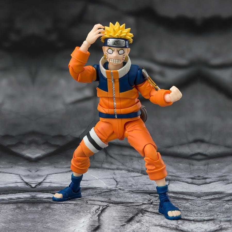 Naruto S.H.Figuarts Actionfigur Naruto Uzumaki Den Nr. 1 Mest Oförutsägbara Ninja Nyutgåva 15 cm Bandai Tamashii Nations