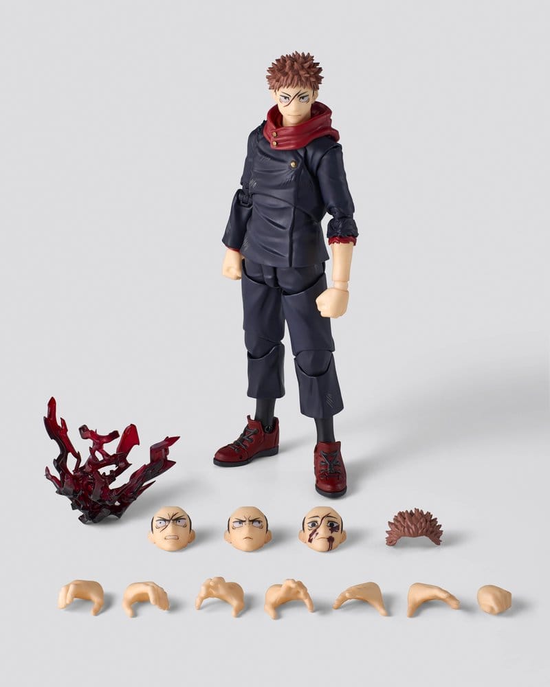 Jujutsu Kaisen S.H.Figuarts Actionfigur Yuji Itadori -120 % av Potentialen- 15 cm