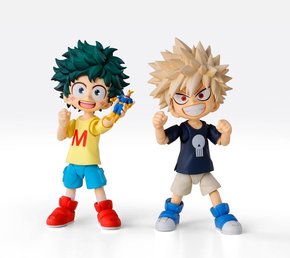 My Hero Academia S.H.Figuarts Action Figure Izuku Midoriya & Katsuki Bakugo -Childhood Set- 9 cm