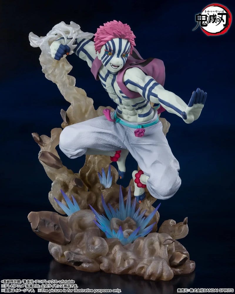 Demon Slayer: Kimetsu no Yaiba FiguartsZERO PVC-figur Akaza Övre Tre 18 cm