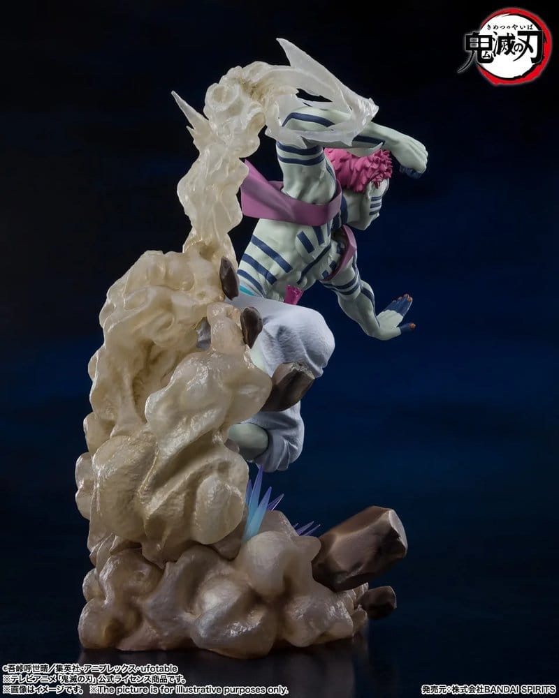 Demon Slayer: Kimetsu no Yaiba FiguartsZERO PVC-figur Akaza Övre Tre 18 cm