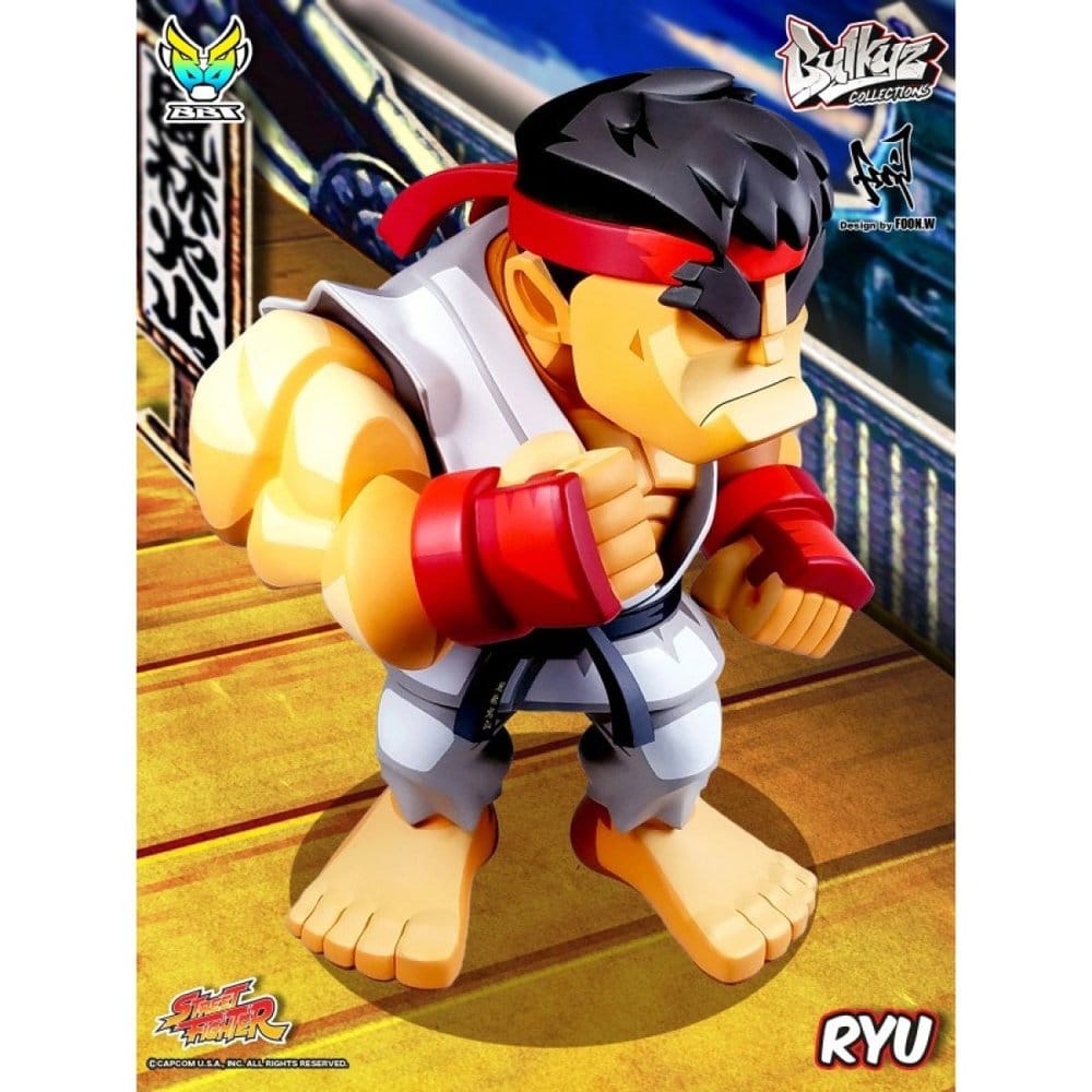 Street Fighter Bulkyz Figur Ryu 30 cm – Officiell Licensierad Samlarfigur i PVC