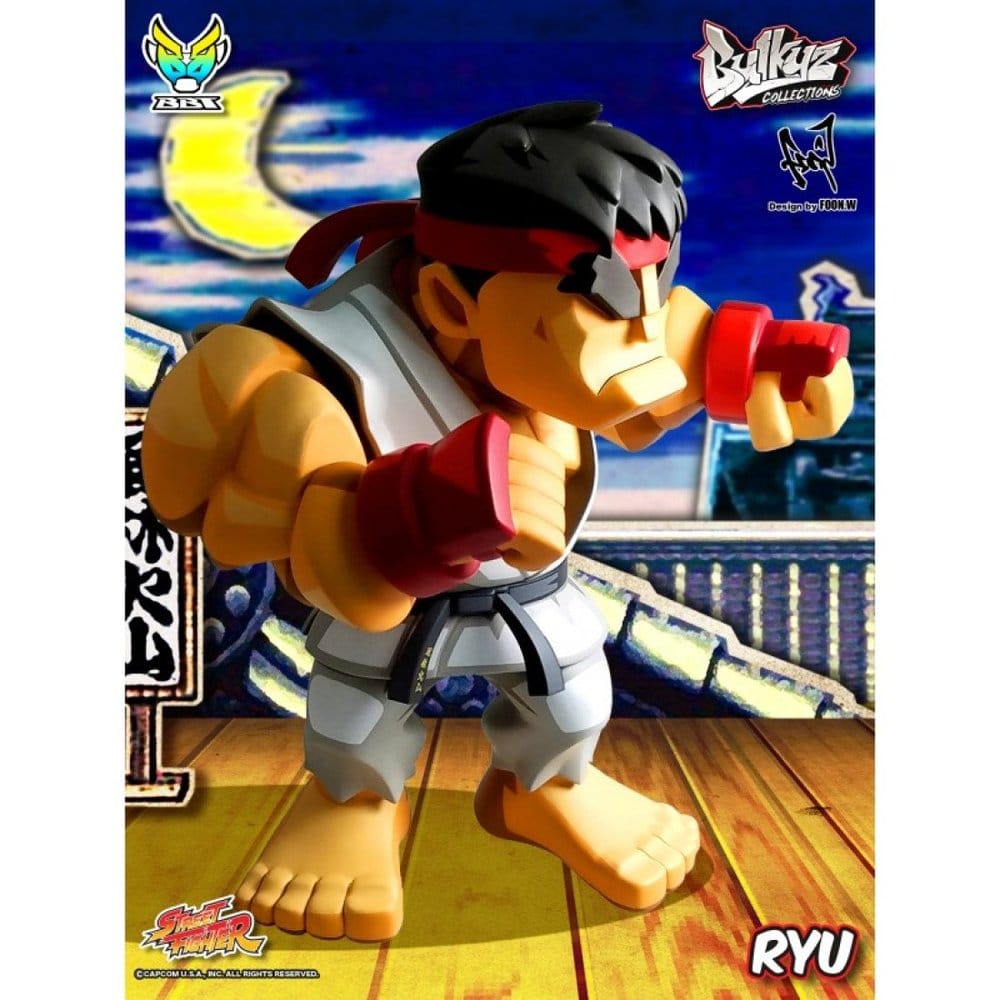 Street Fighter Bulkyz Figur Ryu 30 cm – Officiell Licensierad Samlarfigur i PVC