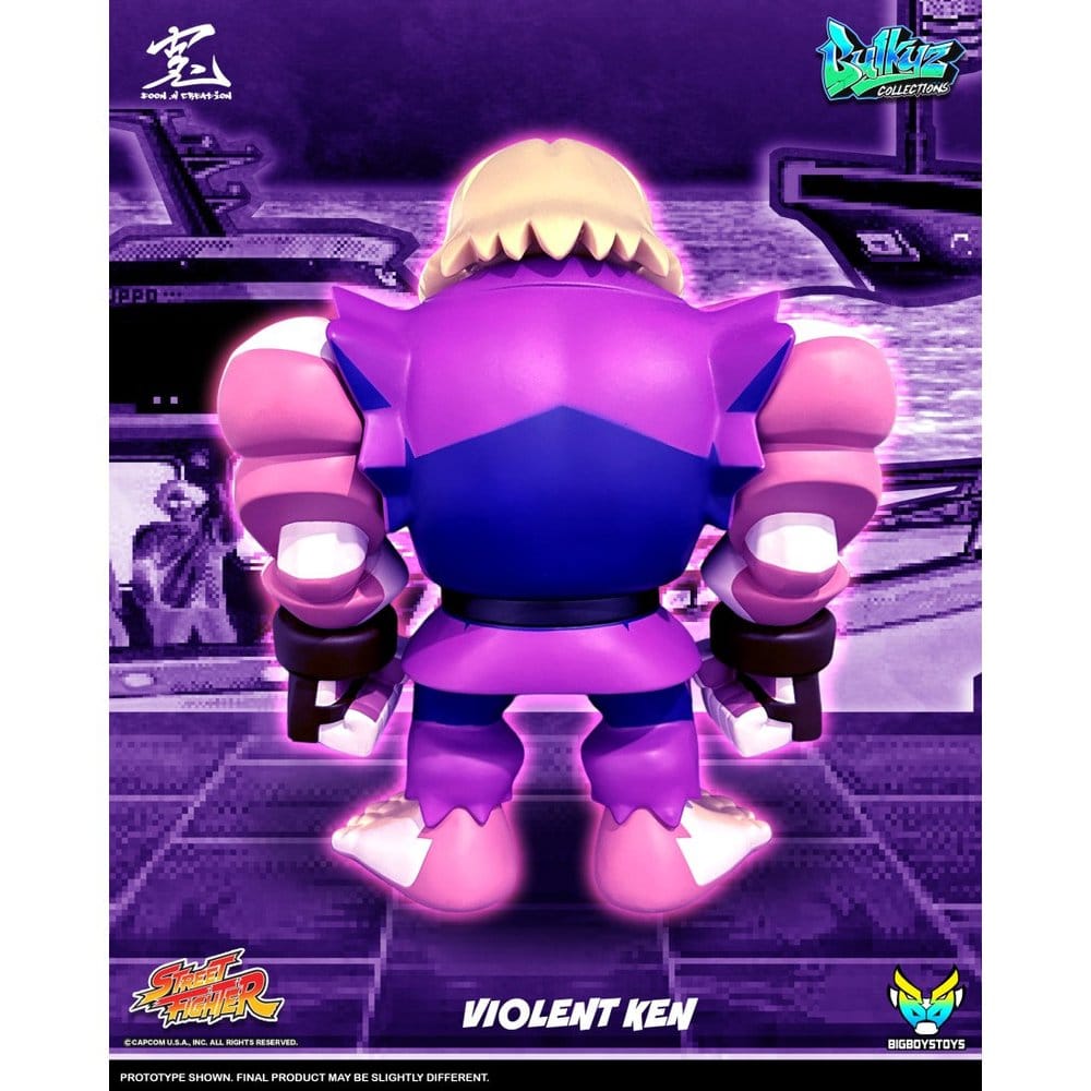 Street Fighter Bulkyz Figur Våldsamma Ken 30 cm