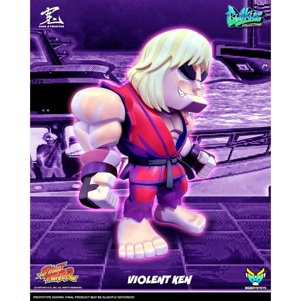 Street Fighter Bulkyz Figur Våldsamma Ken 30 cm