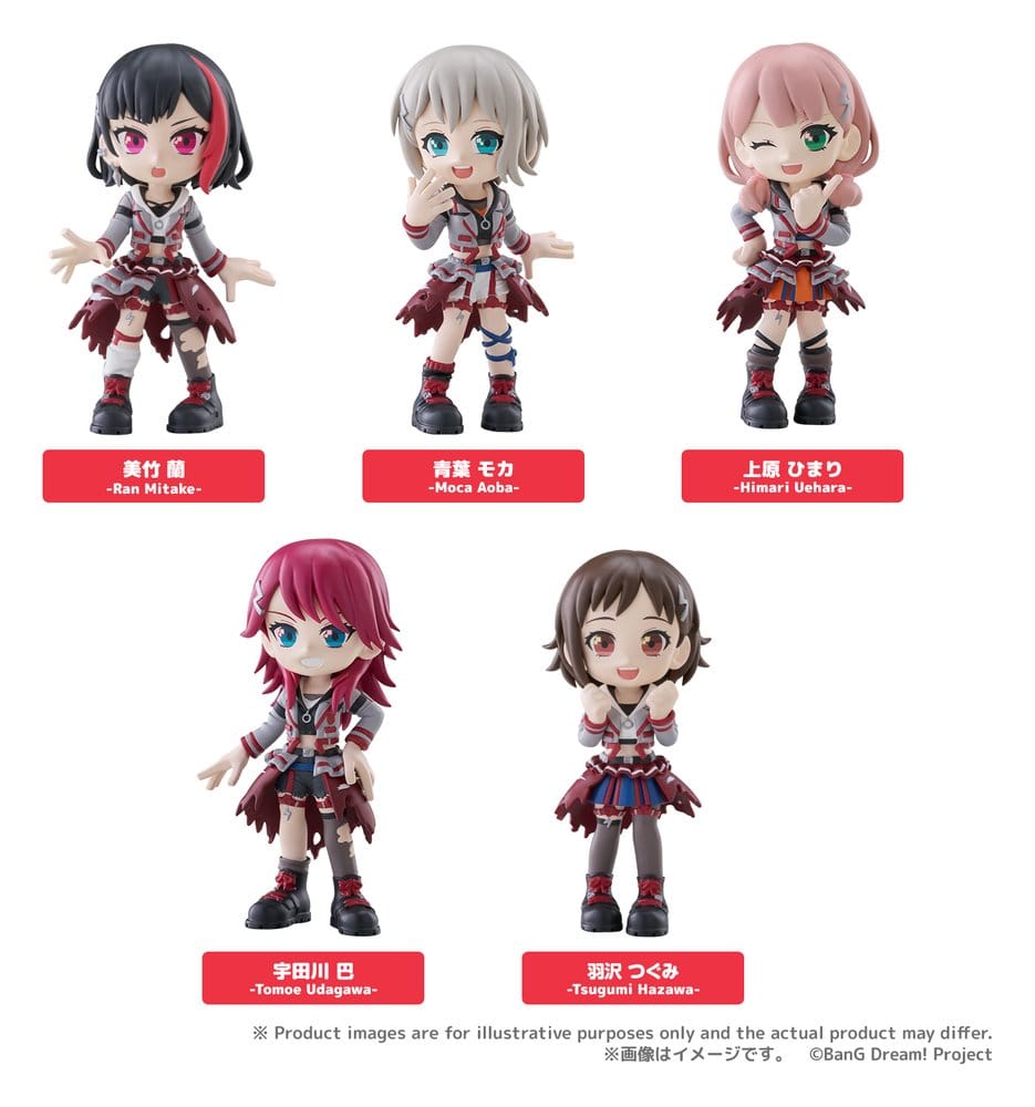 BanG Dream! PalVerse Collection PVC Figurer Afterglow Box Ver. 5 cm Assortiment (6)
