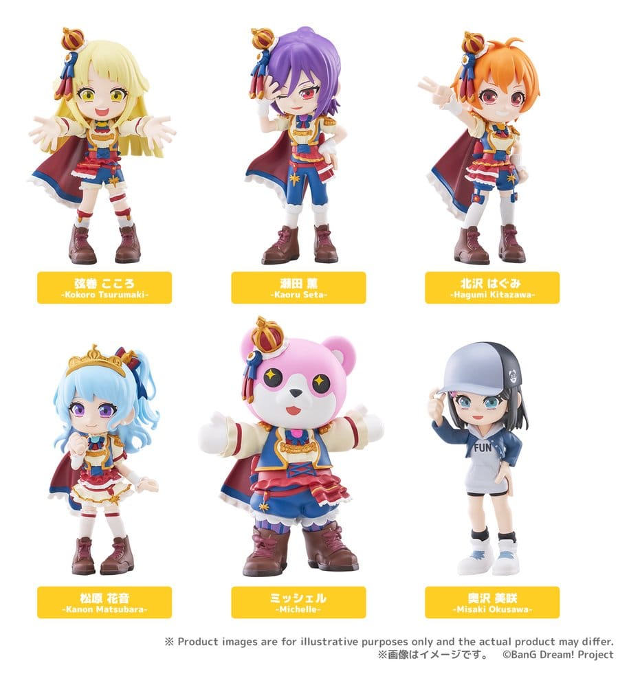BanG Dream! PalVerse Mini Figurer Hello, Happy World! Blindbox Display (6)
