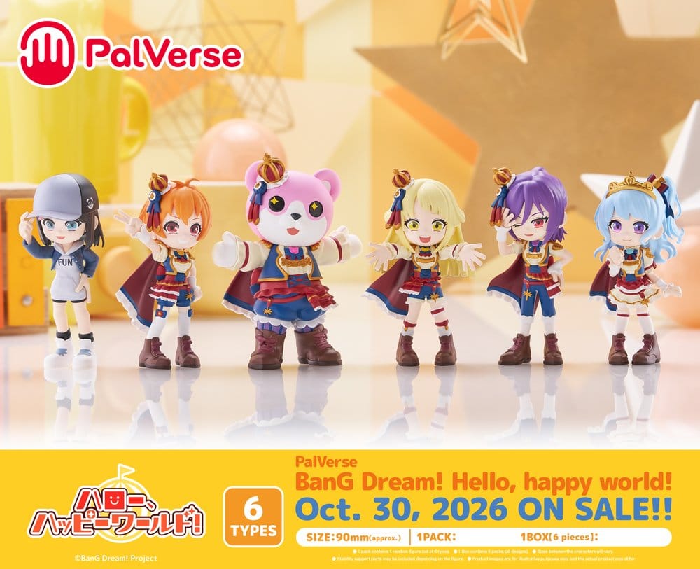 BanG Dream! PalVerse Mini Figurer Hello, Happy World! Blindbox Display (6)