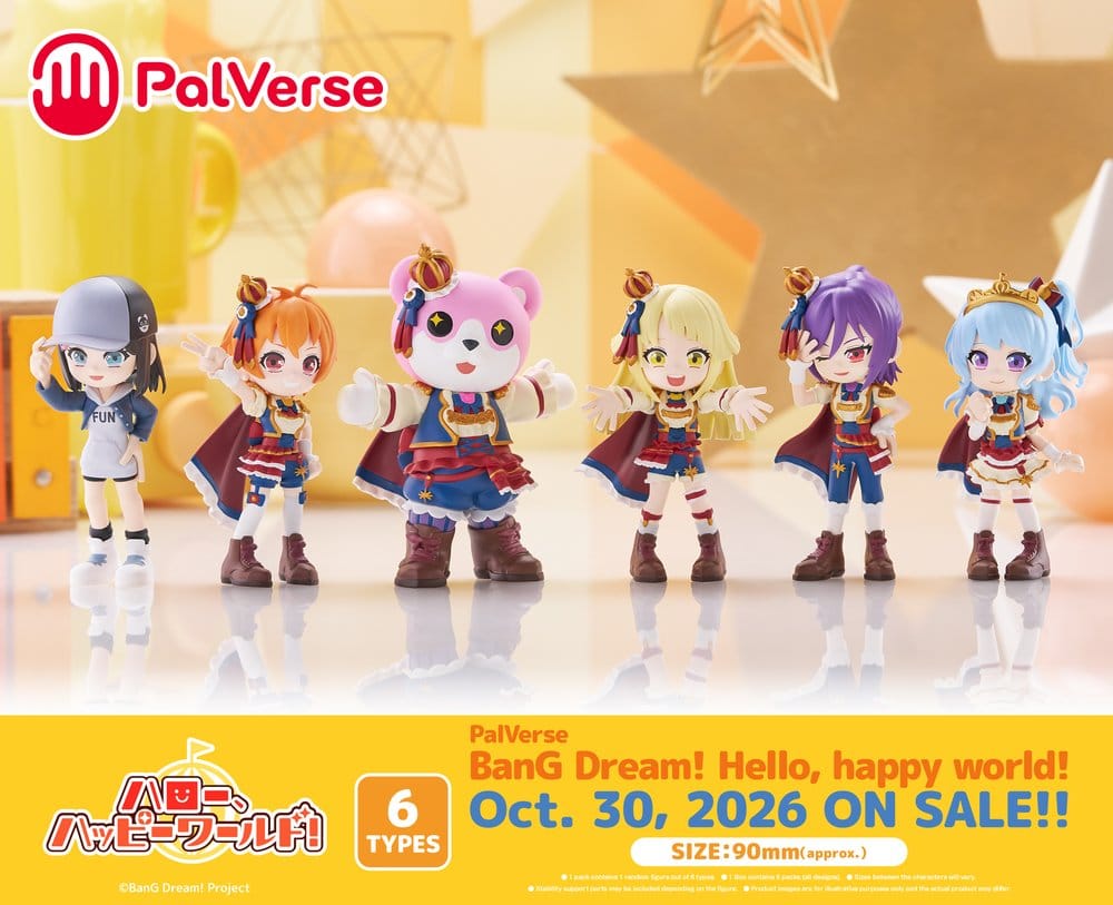 BanG Dream! PalVerse Mini Figurer Hello, Happy World! Blindbox Display (6)