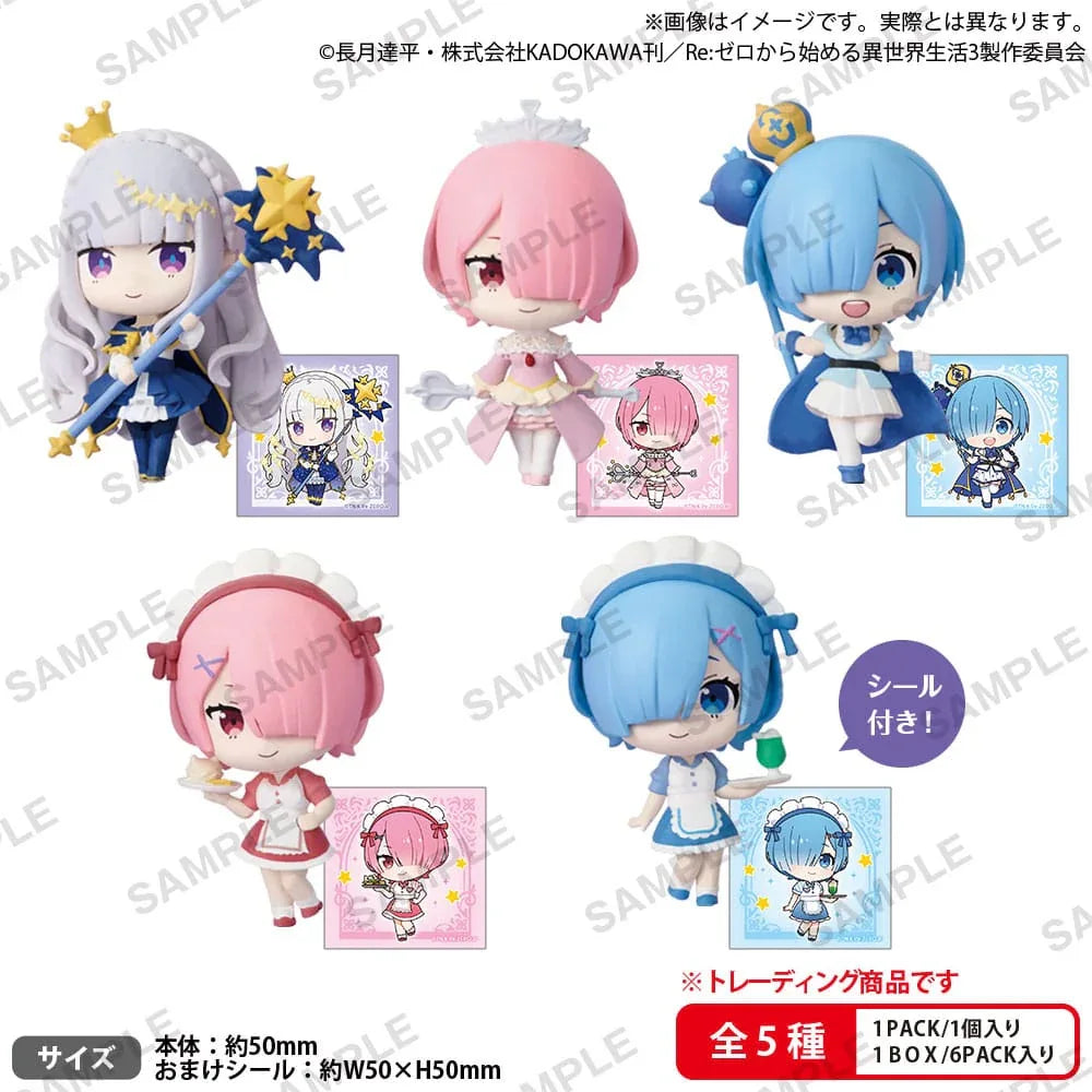 Re:Zero Starting Life in Another World PVC Figurer - Rich Birthday Life 2025 Box Ver. (6-pack) Bushiroad