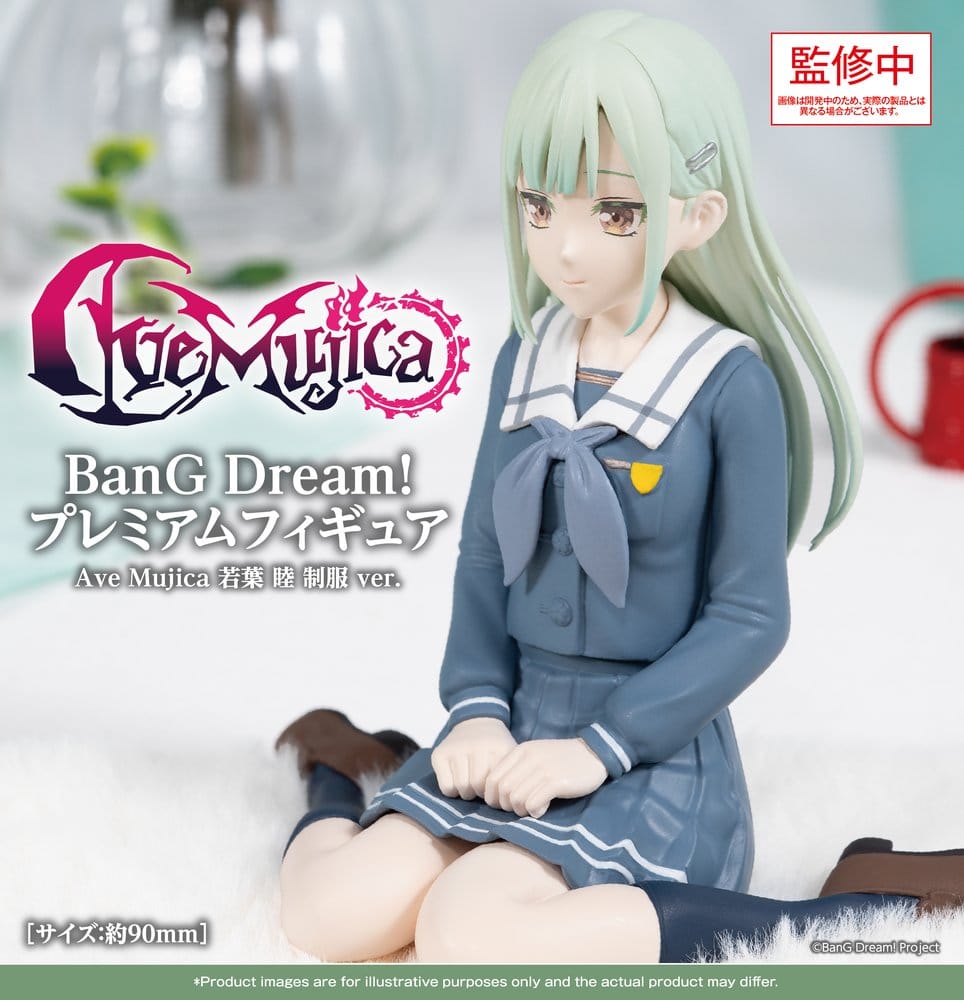 BanG Dream! Premium PVC-figur Ave Mujica Mutsumi Wakaba Uniform-version, 9 cm