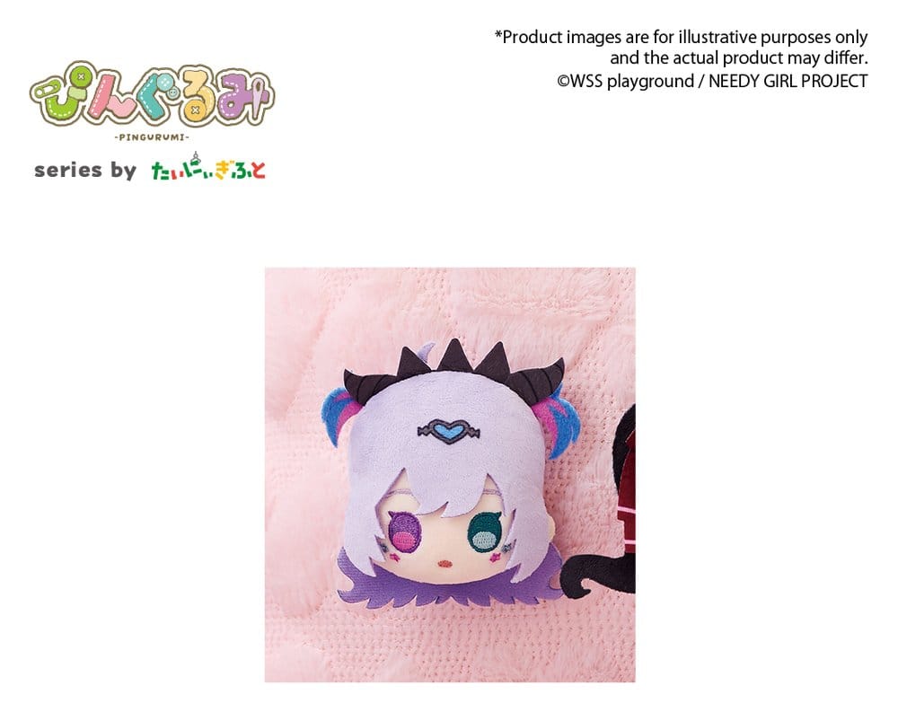 Needy Girl Overdose Pingurumi Mini Figur Lila Klubba 8 cm