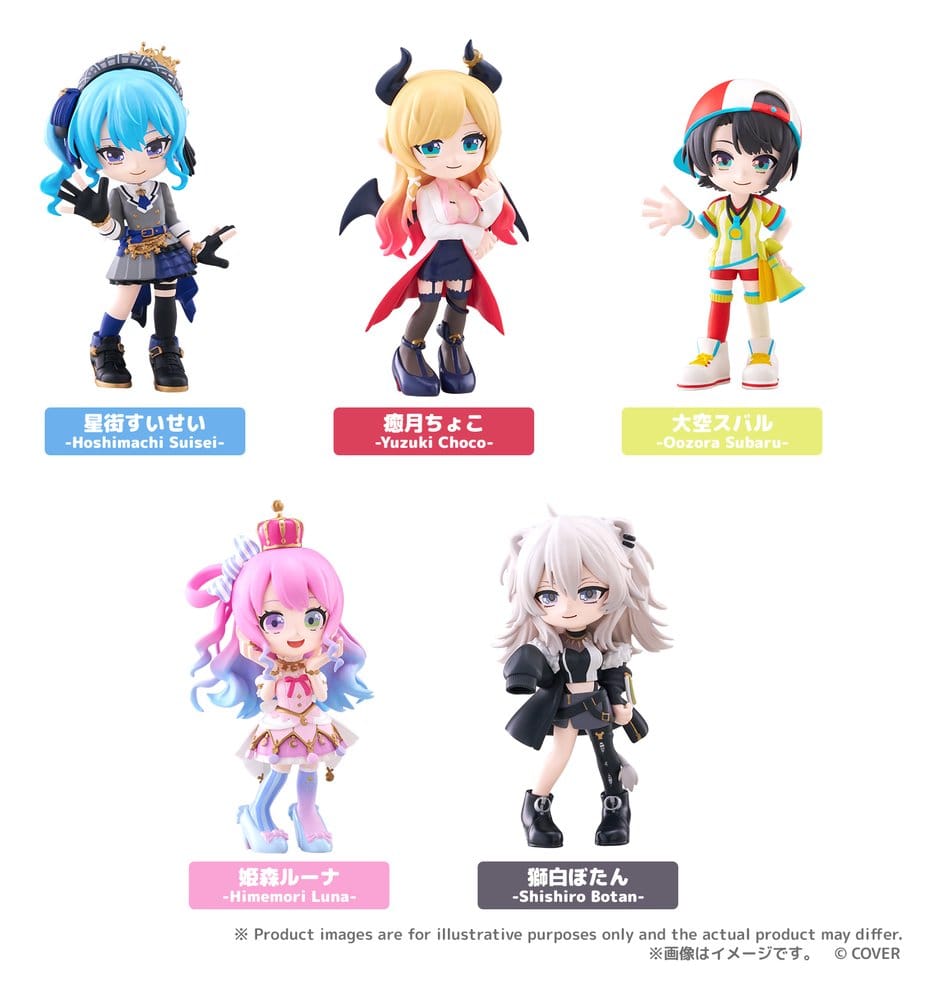 Hololive Production PalVerse Mini Figures Vol.2 Blind Box Display (6)