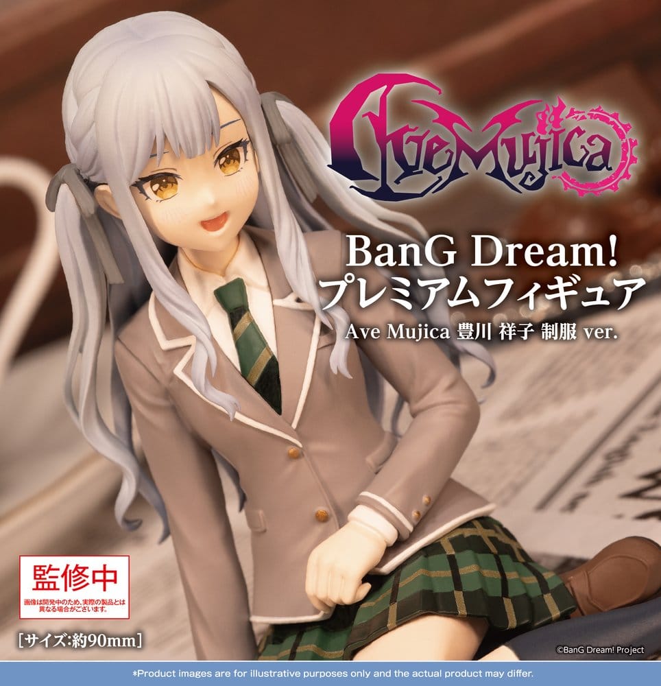BanG Dream! PVC-figur Sakiko Togawa i uniform, cirka 9 cm