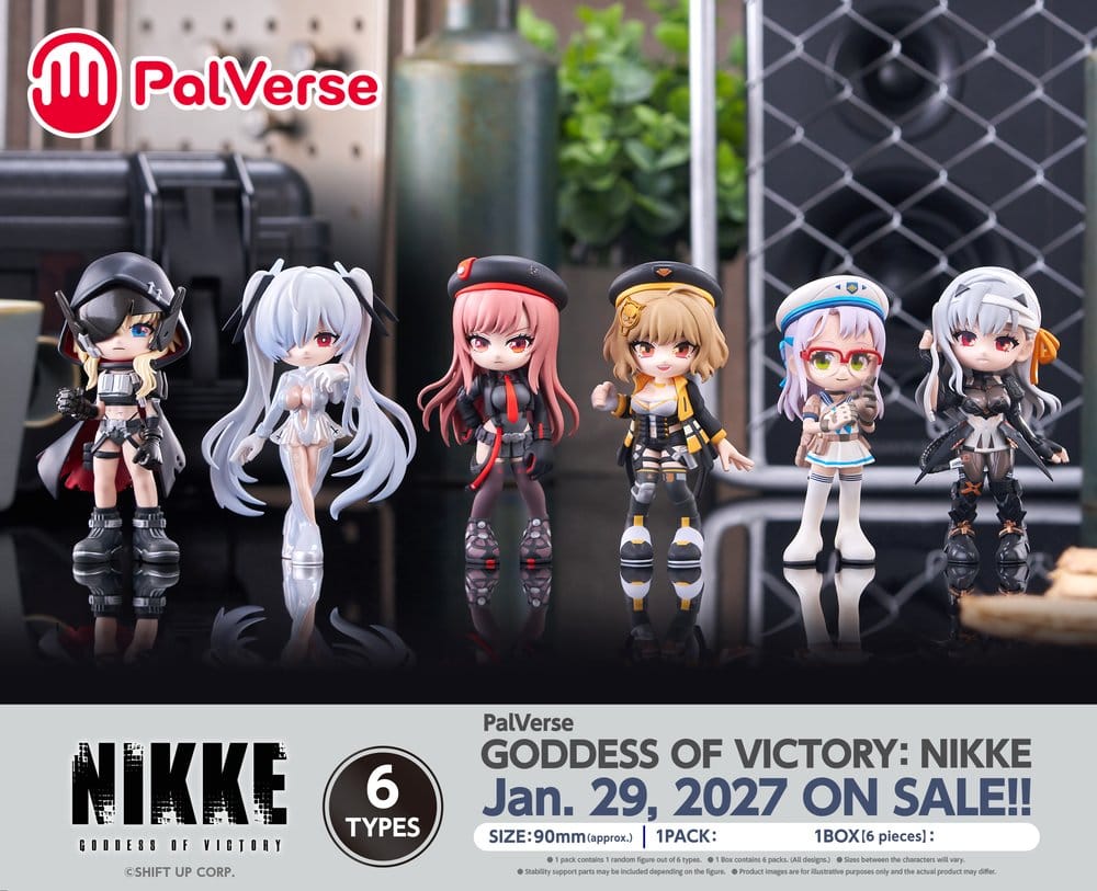 Goddess of Victory: Nikke PalVerse Mini Figures Blind Box Display (6)