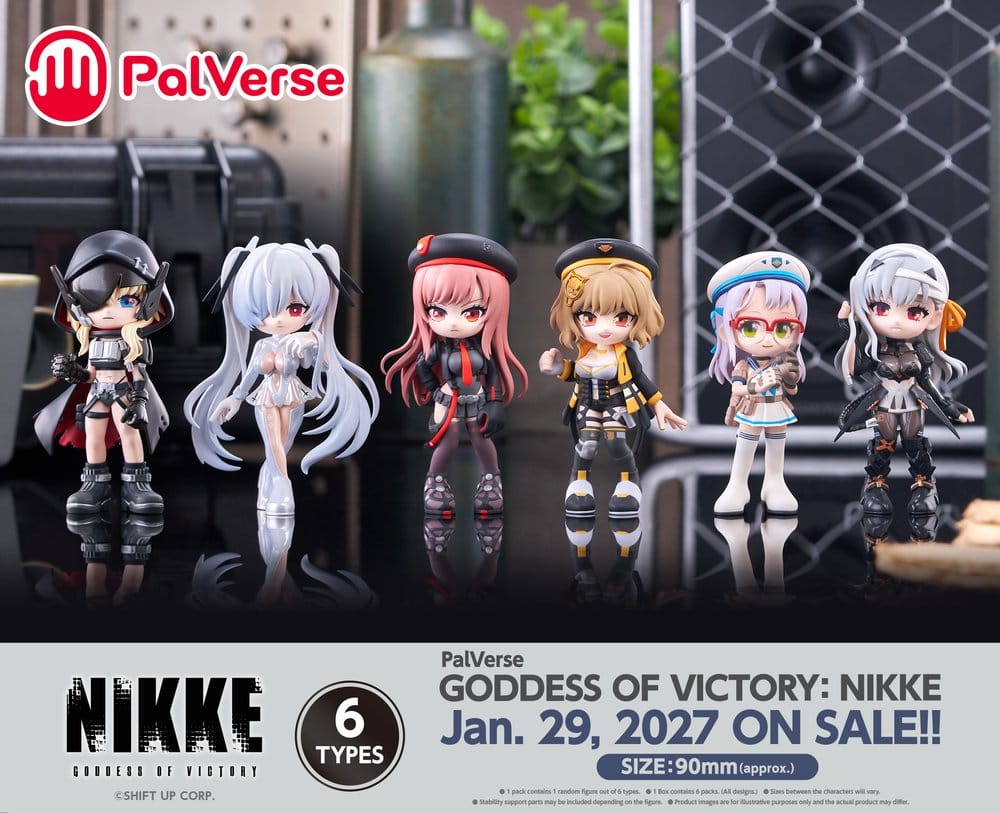 Goddess of Victory: Nikke PalVerse Mini Figures Blind Box Display (6)