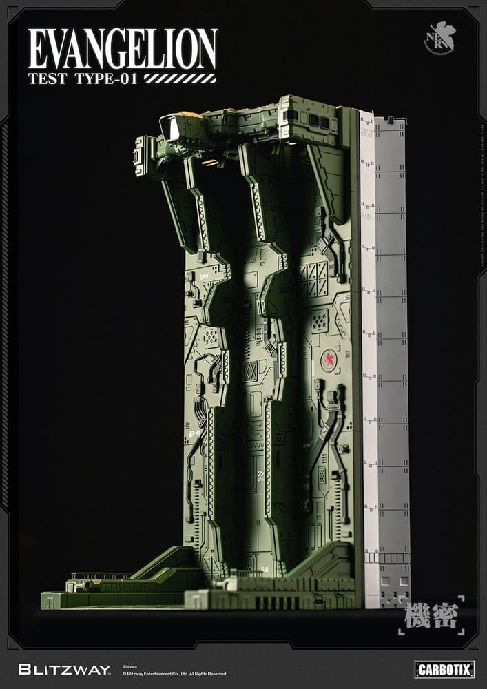 Evangelion Carbotix actionfigur Evangelion Unit-01 Test Type (DX Ver.) 33 cm