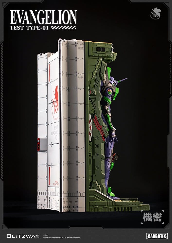 Evangelion Carbotix actionfigur Evangelion Unit-01 Test Type (DX Ver.) 33 cm