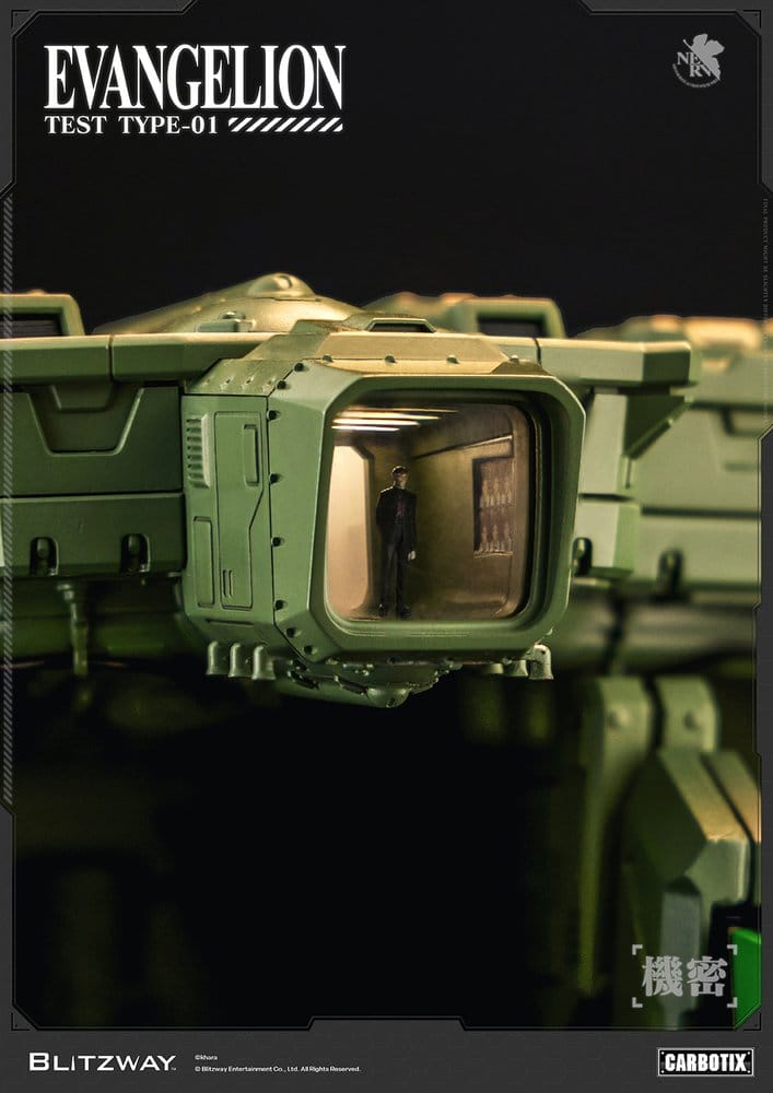 Evangelion Carbotix actionfigur Evangelion Unit-01 Test Type (DX Ver.) 33 cm