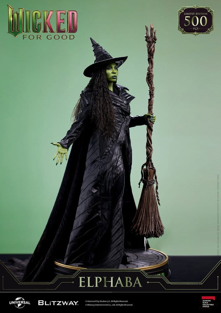Wicked 2: For Good Superb Scale Statue 1/4 Elphaba 56 cm