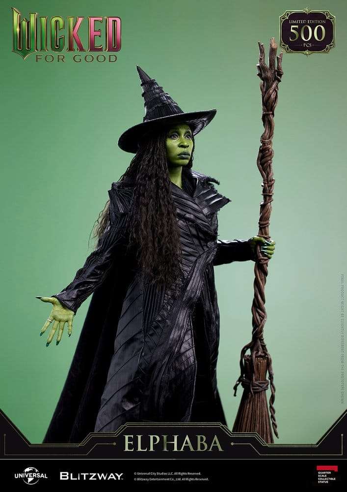 Wicked 2: For Good Superb Scale Statue 1/4 Elphaba 56 cm