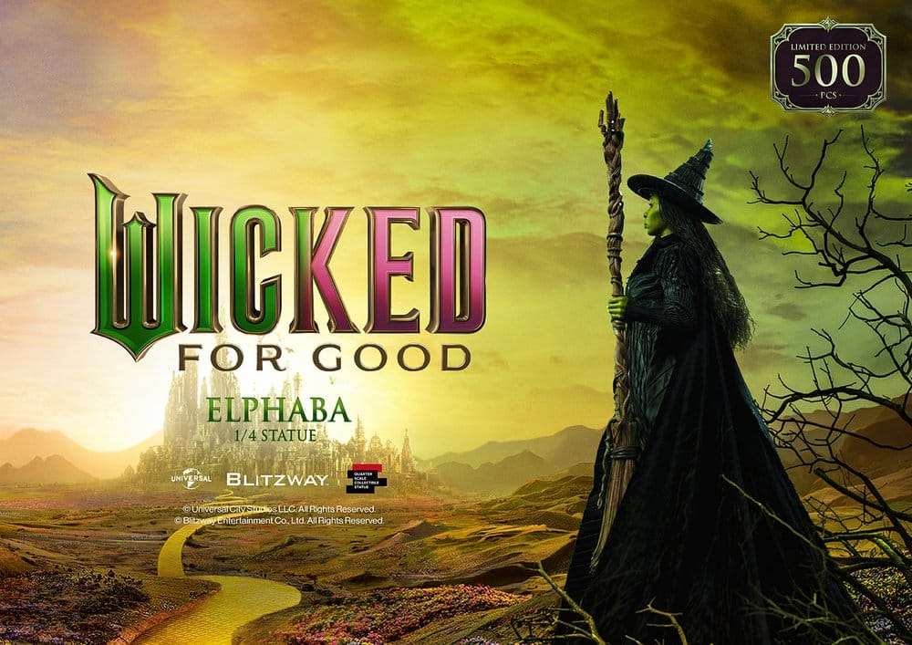 Wicked 2: For Good Superb Scale Statue 1/4 Elphaba 56 cm