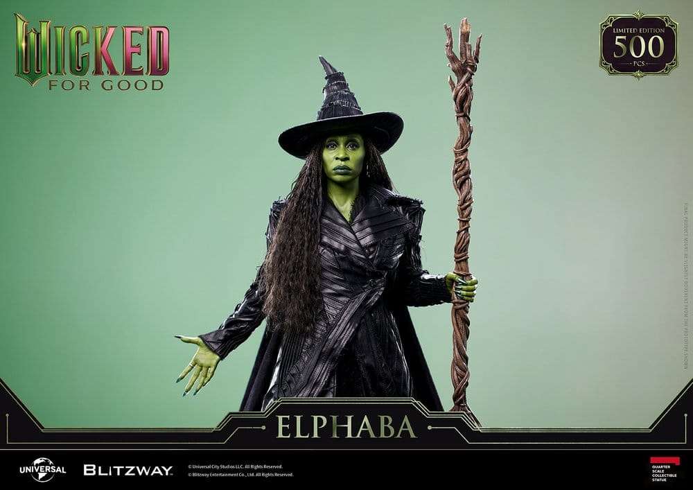 Wicked 2: For Good Superb Scale Statue 1/4 Elphaba 56 cm
