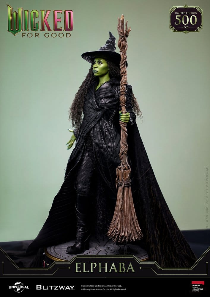 Wicked 2: For Good Superb Scale Statue 1/4 Elphaba 56 cm