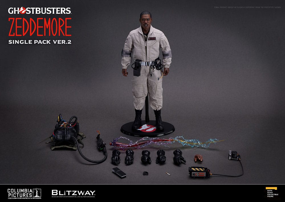 Ghostbusters Premium UMS Action Figur 1/6 Winston Zeddemore Ver. 2 31 cm Blitzway