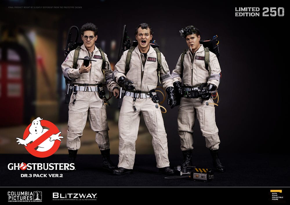 Ghostbusters Premium UMS Action Figure 3-Pack 1/6 Venkman, Stantz, Spengler Ver. 2 31 cm