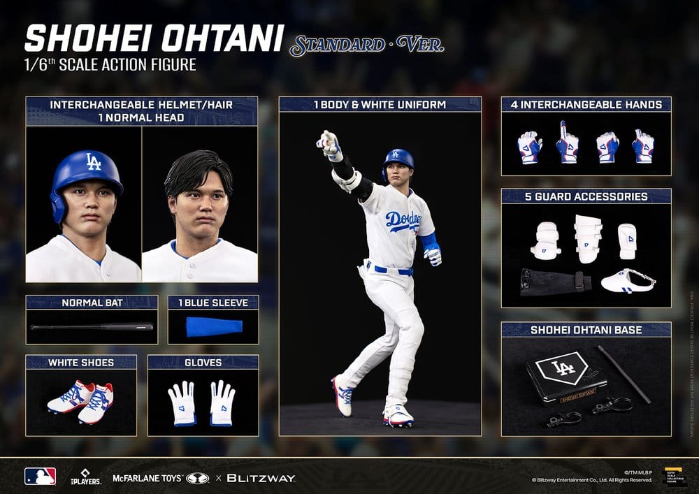 Major League Baseball Premium UMS actionfigur 1/6 Ohtani Shohei (Standard Ver.) 35 cm