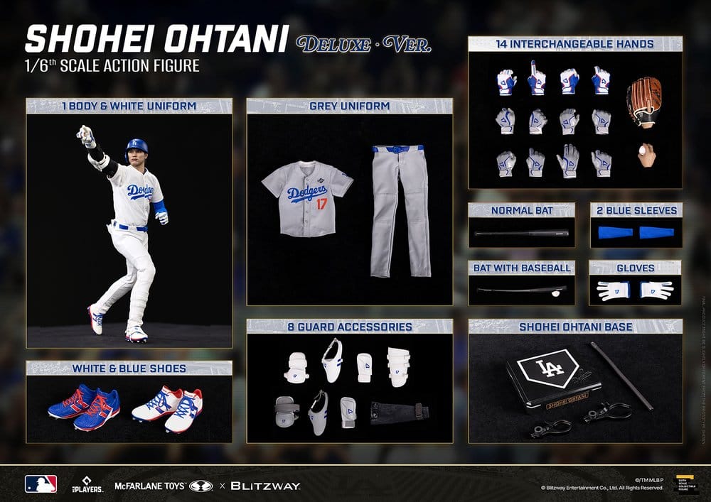 Major League Baseball Premium UMS actionfigur 1/6 Ohtani Shohei (DX Ver.) 35 cm
