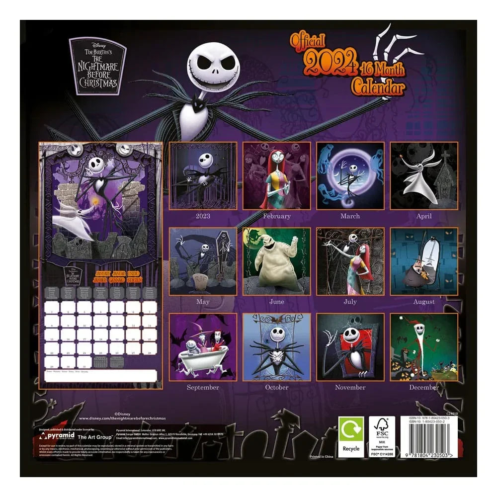 The Nightmare Before Christmas Kalendrar 2024 Pyramid International