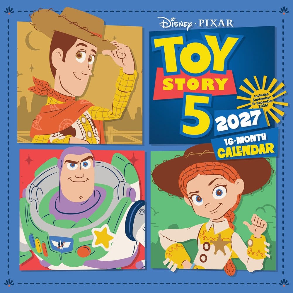 Toy Story Calendar 2027 30 x 30 cm
