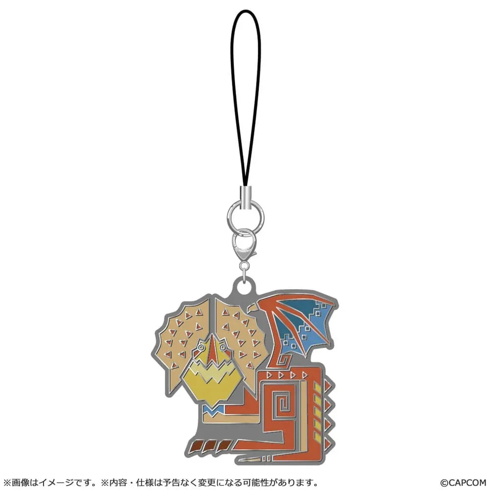 Monster Hunter Wilds Metal Nyckelring - Monster Icon 5 cm Assortment (10) Capcom
