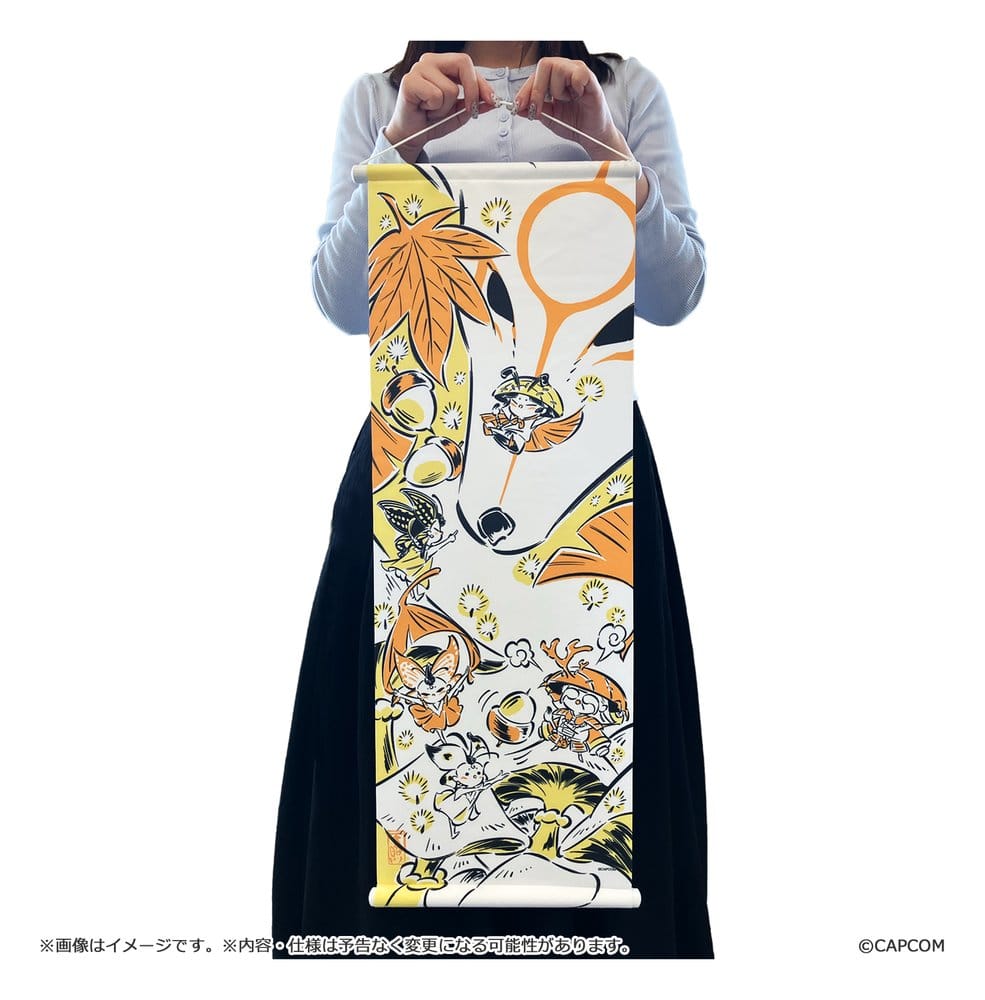 Okami 20th Anniversary Reprint Art Project Tapestry Autumn 74 x 28 x 2 cm