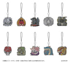 Monster Hunter Wilds Metal Keychain Monster Icon Vol. 2 Blind Box Assortment (10)